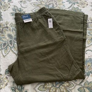 Old Navy High-Waisted Wide-Leg Linen-Blend Pants for women.